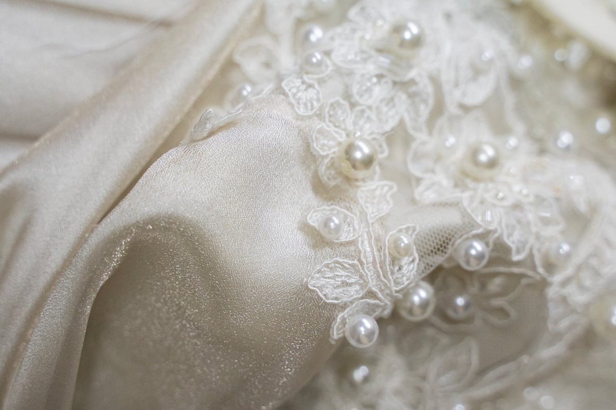 Silk Pearl Bridal Gown